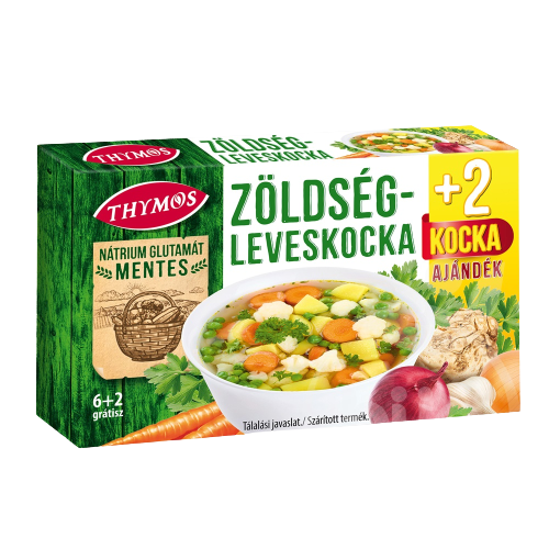 Thymos zöldség-leveskocka n.g.mentes 80g