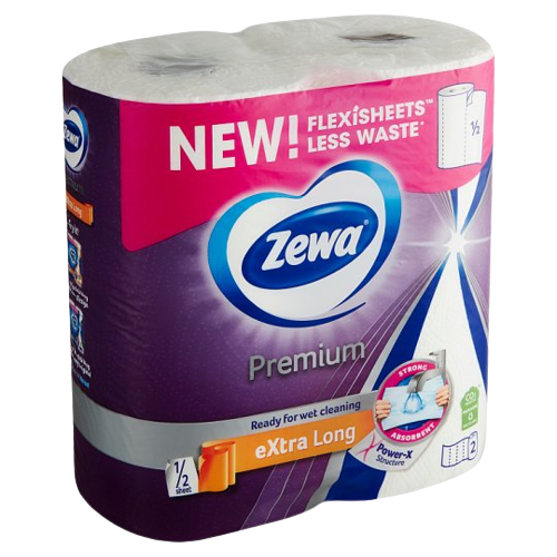 Zewa Prémium 2 rétegű papírtörlő 2 tekercs