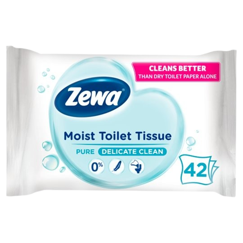 Zewa Pure Nedves toalettpapír 42db