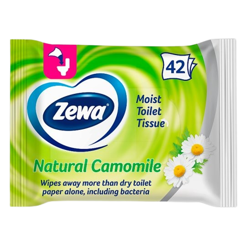 Zewa Natural Kamilla nedves toalettpapír 42db
