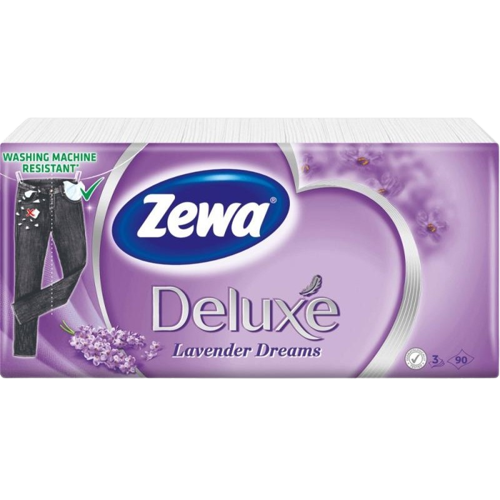 Zewa Deluxe Levendula papírzsebkendő 90db
