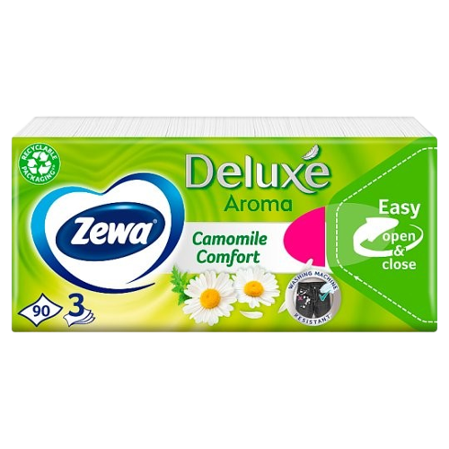 Zewa Deluxe Kamilla 3 rétegű papírzsebkendő 90db