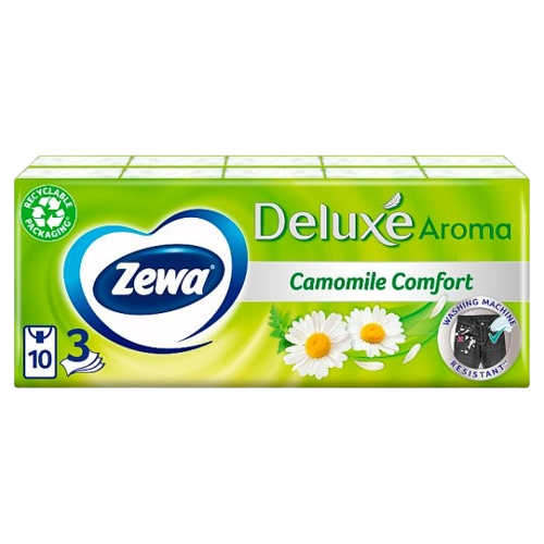 Zewa Deluxe Kamilla 3 rétegű papírzsebkendő 10x10db