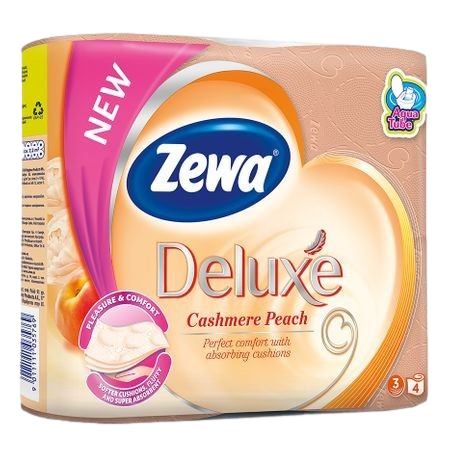 Zewa Deluxe Barack 3 rétegű WC papír 4 tekercs